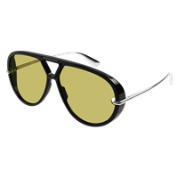 Occhiali da sole Bottega Veneta BV1274S002-BLACK-SILVER-YELLOW63 - BV1274S002-BLACK-SILVER-YELLOW63